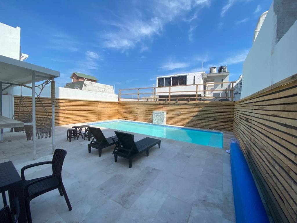 Loft Frente A La Playa!!!! Leilighet Boca del Río Eksteriør bilde