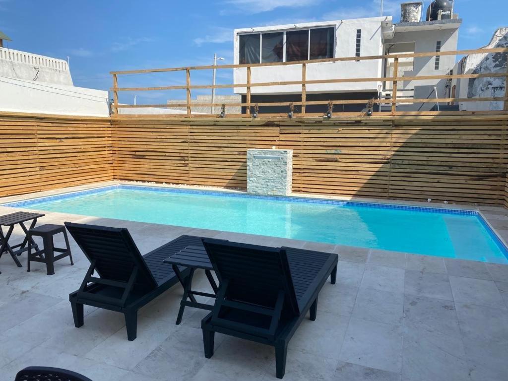 Loft Frente A La Playa!!!! Leilighet Boca del Río Eksteriør bilde